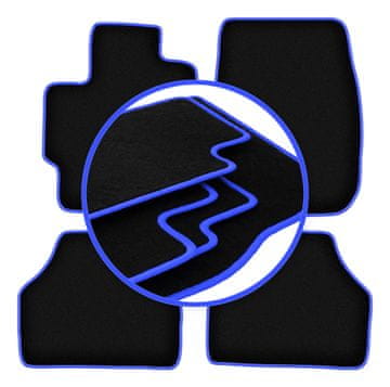 shumee Avtomobilske preproge CARLUX-BLUE za: Mazda Premacy I enoprostorec (1999-2005)