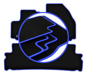 shumee Avtomobilske preproge CARLUX-BLUE za: Ford Galaxy MK2 enoprostorec (2006-2012)