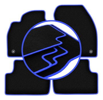 shumee Avtomobilske preproge CARLUX-BLUE za: Volkswagen T-Cross crossover (2019-)