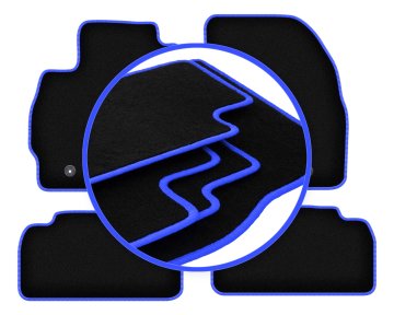 shumee Avtomobilske preproge CARLUX-BLUE za: Mazda Premacy III enoprostorec (2010-)