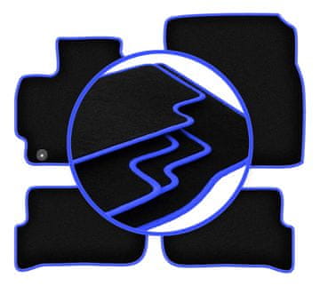 shumee Avtomobilske preproge CARLUX-BLUE za: Mitsubishi Space Star II kombilimuzina (2013-)