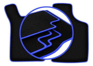 shumee Avtomobilske preproge CARLUX-BLUE za: Renault 21 limuzina (1986-1996)