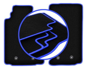 shumee Avtomobilske preproge CARLUX-BLUE za: Mazda MX-5 III kabriolet (2005-2015)