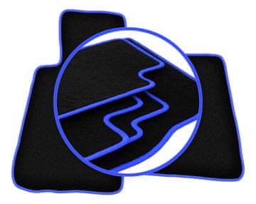 shumee Avtomobilske preproge CARLUX-BLUE za: Smart Roadster roadster (2002-2005)
