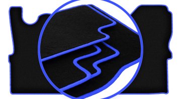 shumee Avtomobilske preproge CARLUX-BLUE za: Iveco Daily VI kombi (2014-)