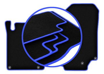 shumee Avtomobilske preproge CARLUX-BLUE za: Mercedes SL R129 500 SL (1989-2001)