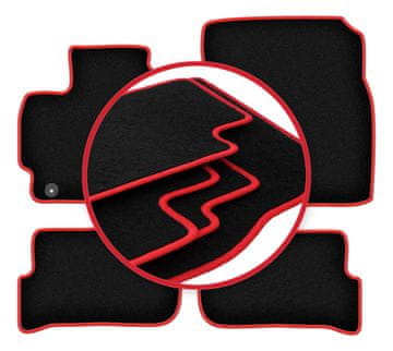 shumee Avtomobilske preproge CARLUX-RED za: Mitsubishi Space Star II kombilimuzina (2013-)