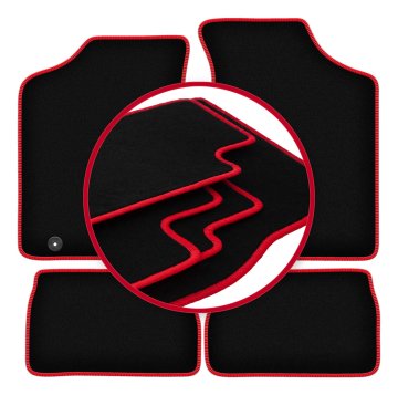 shumee Avtomobilske preproge CARLUX-RED za: Peugeot 106 kombilimuzina (1991-2003)
