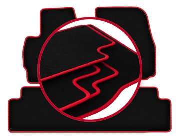 shumee Avtomobilske preproge CARLUX-RED za: Mazda Premacy II enoprostorec (2005-2010)