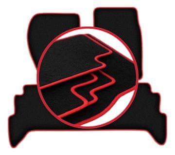 shumee Avtomobilske preproge CARLUX-RED za: Land Rover Discovery I terenska vozila (1989-1998)