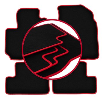 shumee Avtomobilske preproge CARLUX-RED za: Toyota RAV4 II FL 5-vratna (2003-2005)