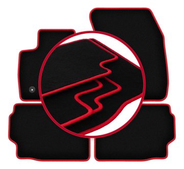 shumee Avtomobilske preproge CARLUX-RED za: Ford Mondeo MK5 limuzina, karavan (2015-)