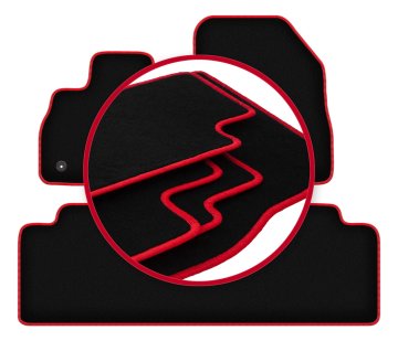 shumee Avtomobilske preproge CARLUX-RED za: Renault Espace V enoprostorec (2015-)