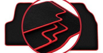 shumee Avtomobilske preproge CARLUX-RED za: Fiat Scudo I kombi (1994-2006)