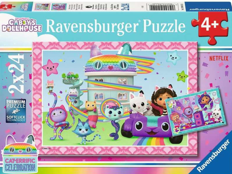   Ravensburger sestavljanka, Gabby's Dollhouse, 2x24d