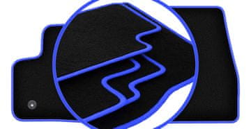 shumee Avtomobilske preproge CARLUX-BLUE za: Ford Transit Connect kombi (2013-2017)