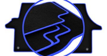 shumee Avtomobilske preproge CARLUX-BLUE za: Volkswagen Transporter T5 dostavnik (2003-2015)