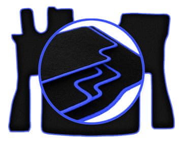 Avtomobilske preproge CARLUX-BLUE za: Volvo FH16 - 4. generacija avtomatik (2012-)