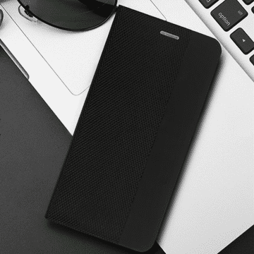 Infostyle Črna / Umetno usnje + TPU silikon