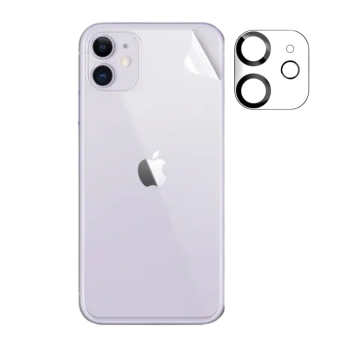 Infostyle Zaščitno steklo za hrbtno stran + zaščita za kamero za iPhone 11