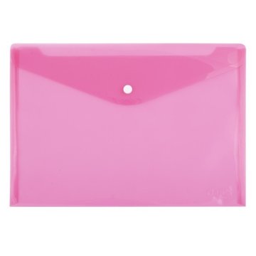 Leviatan Mapa kuverta z gumbom levia a4 roza 007535