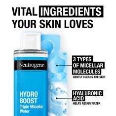 Neutrogena HydroBoost micelarna voda (trojna micelarna voda) 400 ml