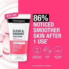 Neutrogena Piling za obraz Clear & Radiant 150 ml