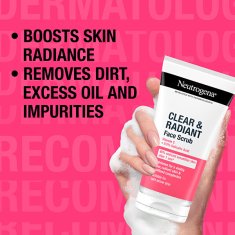 Neutrogena Piling za obraz Clear & Radiant 150 ml