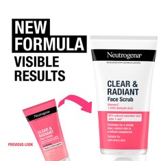 Neutrogena Piling za obraz Clear & Radiant 150 ml