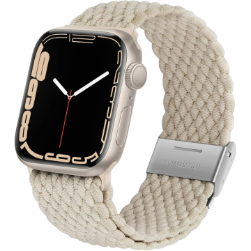 Infostyle Elastičen športni pašček za Apple Watch Ultra 2/ Ultra SE Series 9 8 7 6 5 4 3(49/45/44/42mm), bež