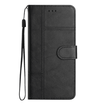 Infostyle Črna / Ekološko usnje + TPU silikon