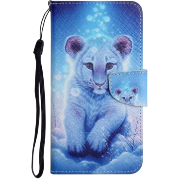 Infostyle Preklopna torbica "leopard" za Huawei P40 Lite