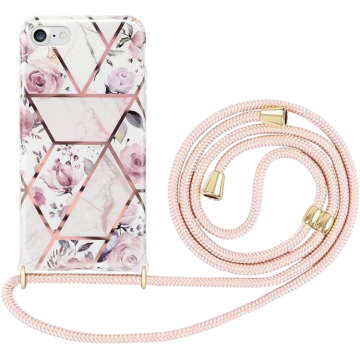 Infostyle Ovitek"Diamon" z vrvico za iPhone XS Max, roza