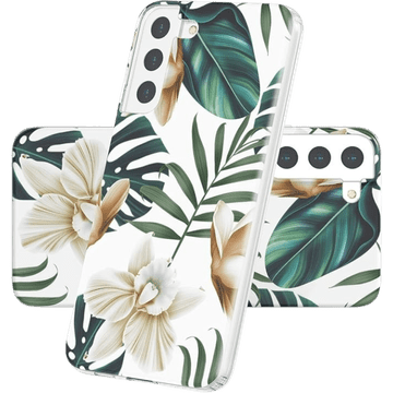 Infostyle Ovitek "marble flower" za Samsung Galaxy S23, bela