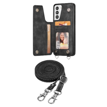 Infostyle Črna / TPU silikon + PU usnje