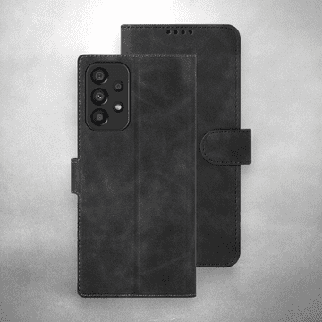 Infostyle Črna / Umetno usnje + TPU silikon