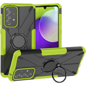 Infostyle Ovitek "ring" za Samsung Galaxy A33 5G, črno-zelena