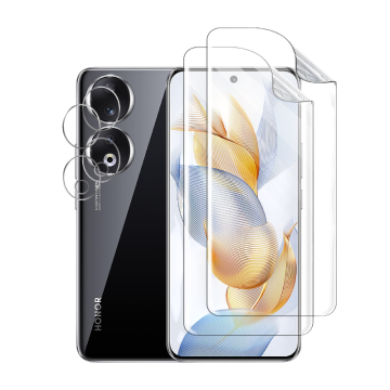 Infostyle Zaščita zaslona GIOPUEY + zaščita za kamero (2+2) za Honor 90 5G