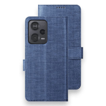 Infostyle Temno modra / Ekološko usnje + TPU silikon