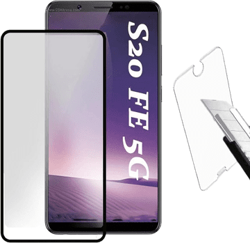 Infostyle Zaščitno steklo s črno obrobo za Samsung Galaxy S20 Fe