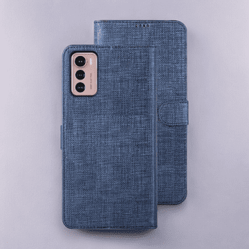 Infostyle Temno modra / Ekološko usnje + TPU silikon