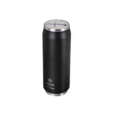 ESTIA HOME ART Estia Midnight Black izolirana potovalna steklenica z nastavkom za pitje, 500ml, črna