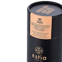 ESTIA HOME ART Estia Midnight Black izolirana potovalna steklenica z nastavkom za pitje, 500ml, črna