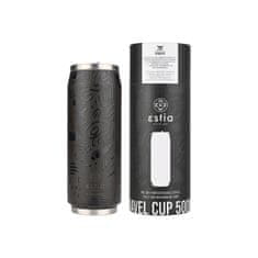 ESTIA HOME ART Estia Noir Echo izolirana potovalna steklenica z nastavkom za pitje, 500ml, črna