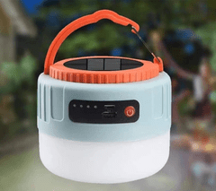 Verkgroup 2v1 solarna/polnilna kamping LED svetilka, z daljincem