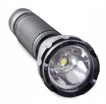 Bailong ročna ALU LED 10W svetilka, baterijska (2 x AA/R06)