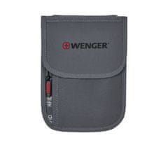 Wenger 611878 Denarnica potovalna za okoli vratu siva