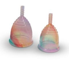 Yuuki Menstrualna skodelica Yuuki Rainbow Mehka - majhna - vključno s sterilizacijsko skodelico
