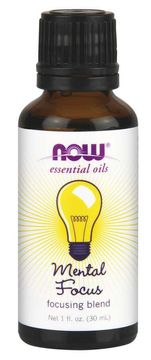 NOW Foods Essential Oil, Mental Focus olje, 30 ml