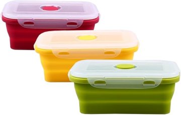 GM WEB Zložljiva škatla za malico - 3 kosi/set 500 ml